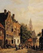 European city landscape, street landsacpe, construction, frontstore, building and architecture. 298 unknow artist